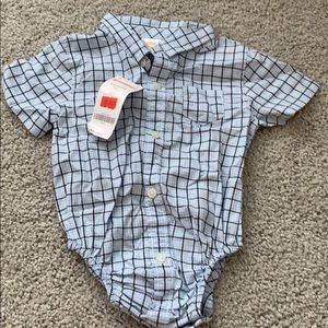 Gymboree Plaid Onesie